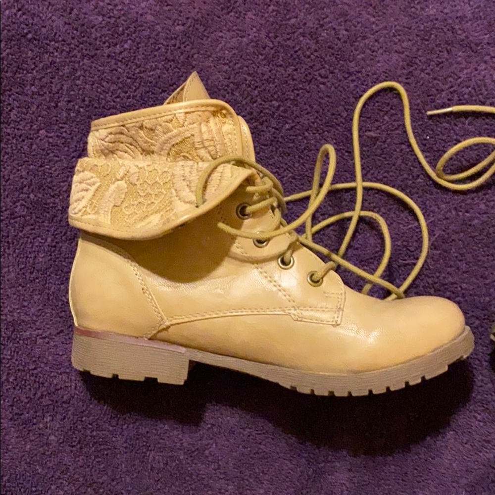Tan Combat Boots